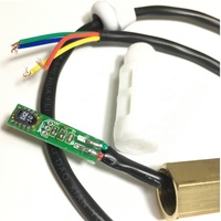 Taidacent 3.3V Capteur numérique de température et d'humidité I2C étanche, Sonde de humidité du sol pour serre SHT20