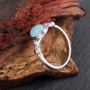 Anello da Donna con Pietra Turchese, Gioiello Semplice e alla Moda - Product Image 3
