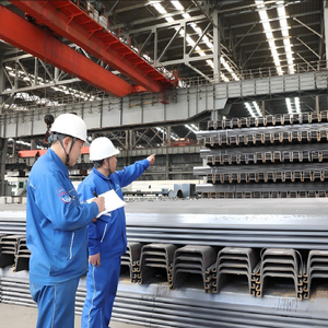 Sy295 Sy390 lamina di metallo di <span class=keywords><strong>Piling</strong></span> Type2 Type3 Type4 lamiera di acciaio al carbonio pila 6m 12m di lunghezza lamiere di ferro pali - Product Image 2