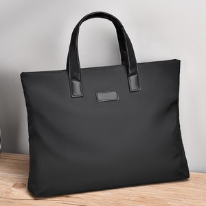 Sac pour ordinateur portable en nylon Oxford imperméable, mallette d'affaires, fermeture éclair durable, sac pour ordinateur portable pour hommes, bureau, voyage, trajets quotidiens et logo personnalisé - Product Image 6