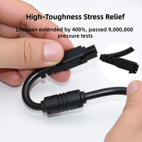 Kabel Ekstensi M AMS Lite 4-Pin untuk Kabel Ekstensi Bambu Lab dengan Konektor & Terminal Cincin Magnetik