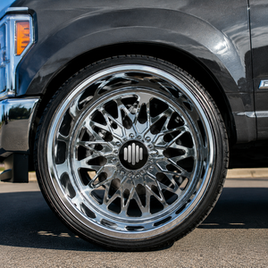 Jantes DEONEO IATF16949 DOT Super Single Wheels 22x12 24x12 26x14 pour camions Chevy Silverado 1500 2500 Dodge 1500 2500 F150 - Product Image 1