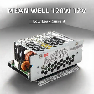 Mean Well RPS-120-12-C peralatan medis catu daya 12V 10A 120W arus kebocoran rendah daya alih kasus medis tunggal - Product Image 3