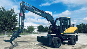 รถขุดใช้ล้อฮุนได120W 2023ตีนตะขาบไฮดรอลิก22.5ton รถตัก1.05เมตรความจุถังแบบดั้งเดิมจากญี่ปุ่น - Product Image 2