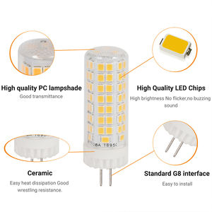 Hochwertige dimmbare G8 LED Mais lampe Chinas hohe Helligkeit 800lm 7w Küche unter Schrank Theke Beleuchtung Puck Light - Product Image 2