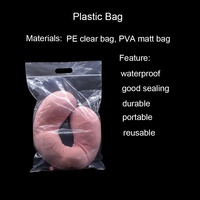 Emballage réutilisable en plastique étanche sac à fermeture éclair emballage de stockage de vêtements sac pochette à fermeture éclair avec poignée pour T-shirt