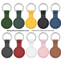 Étui en silicone pour AirTag, coque souple, style minimaliste, portable, à suspendre, simple, Joker
