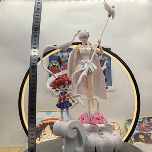 ฟิกเกอร์อนิเมะเซเลอร์มูน PVC ชุดรูปปั้นแบบกล่อง รูปแบบสุดท้าย อุซากิ ซึคิโนะ และ ชิบิ ชิบิ รูปแบบอนุพันธ์ ชิบิอุสะ ของขวัญ - Product Image 3