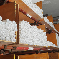 Tuyau en PTFE 100% de haute qualité, résistant aux produits chimiques, extrusion plastique directe d'usine, résistance à la traction 18 MPa, résistance à la rupture