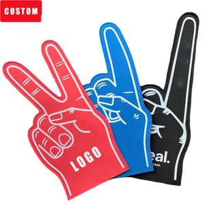 Biểu Tượng Tùy Chỉnh In Cổ Vũ Bọt Ngón Tay Chuyên Nghiệp Lớn EVA/Bọt Biển Cổ Vũ Bọt Tay Cho Thể Thao Tổ Chức Sự Kiện - Product Image 1