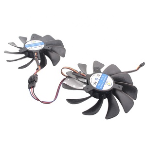 Original XFX 24V 48V DC12V 0.45A EC AC 95MM RX580/590/Vega 56/64 Black Wolf Carte Graphique Dissipation Thermique CF1010U12S CoolingFan - Product Image 1