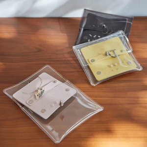 Korean style <b>mini</b> jewelry pouch, transparent earring storage pouch, ring and necklace storage pouch, jewelry <b>bag</b>, customized - Product Image 1