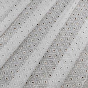 多くのデザインのドレスと衣服のための工場新スタイル綿100% レースアイレットボイル刺Embroidery生地 - Product Image 5
