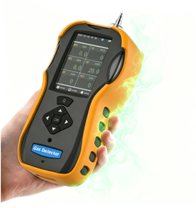 Detector de Gas Portátil de Alta Precisión 6 en 1 con Alarma Sonora y Luminosa para Monitoreo de Calidad del Aire CO CO2 O2, Detector de Gas Portátil - Product Image 1