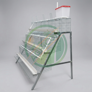 Jaula de gallinas ponedoras de 48 puestos, equipo de avicultura de alta calidad para uso en pequeñas granjas, jaula de batería para gallinas ponedoras - Product Image 1