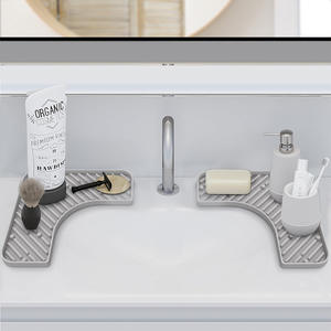 Porte-savon en silicone avec plateau d'économie de savon à drainage automatique pour salle de bain cuisine éponge porte-savon - Product Image 1