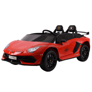 Voiture électrique pour enfant <span class=keywords><strong>Lamborghini</strong></span> 24V, jouet pour bébé avec lumière et musique, sièges doubles, matière plastique pour enfants et bébés - Product Image 1
