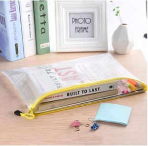 Grands sacs à fermeture éclair en maille B4 pour organiser les jeux de société, les puzzles, les fournitures scolaires, les enseignants, la salle de classe - Product Image 2