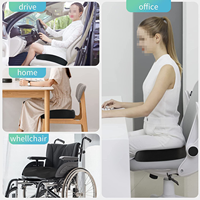 Coussin de siège ergonomique personnalisable pour chaise de bureau, soutien des fesses, soulagement du stress, mousse à mémoire de forme, pour douleurs au coccyx, coussin de siège auto