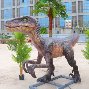 Parque de atracciones Jurásico Raptor Robótico Tamaño real Velociraptor Animatronic Modelo Escultura para Dino Event - Product Image 4