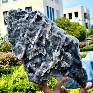 Venta al por mayor de especímenes de mineral de esfalerita de zinc tallados de alta calidad, cristales curativos modernos, adornos de escritorio para el Día de la Tierra y decoración del hogar. - Product Image 4