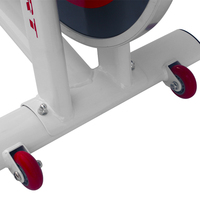 Vélo d'exercice magnétique réglable avec affichage de la puissance, pédales en aluminium, siège de course, charge maximale 120 kg, pour usage commercial et domestique