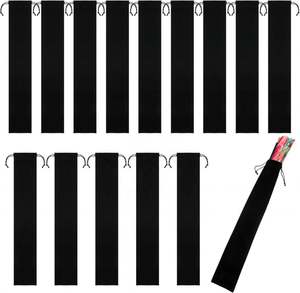 Accesorios de Fiesta Ecológicos de Terciopelo Negro Sólido, Estilo 2024, para Mujer, con Correa para Pierna y Ventilador - Product Image 2