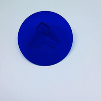 Verre flotté bleu cobalt industriel, miroir d'observation spécial à la flamme