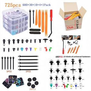 725PCS 23 Kinds Car <strong>Plastic</strong> Fastener <strong>Clips</strong> Set Universal Vehicle <strong>Plastic</strong> <strong>Clips</strong> Set Car Fastener Rivet Door Panel Mixed <strong>Clip</strong> - Product Image 2