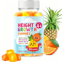 Complément Alimentaire en Gummies au Calcium pour Enfants et Adolescents, Marque Privée, Vente OEM/ODM, Soutien à la Prise en Charge du Calcium