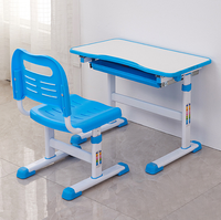 Table de lecture moderne et chaises pour enfants, mobilier scolaire, bureau d'école, zone scolaire, populaire utilisé, 10 ensembles, Carton de 3 ans