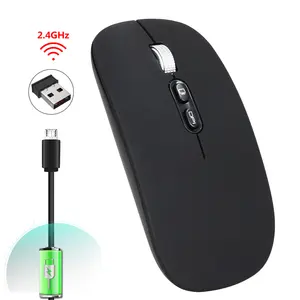 M103 Dual Modes 2.4G 10M USB Silent Ergonomic Gaming Slim Optical USB Wireless Mouse