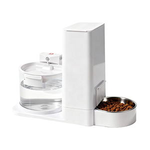 Distributeur d'<span class=keywords><strong>eau</strong></span> et de nourriture sans fil <span class=keywords><strong>professionnel</strong></span> 2 en 1 pour animaux de compagnie avec chauffage constant et conception étanche pour chats et chiens - Product Image 5