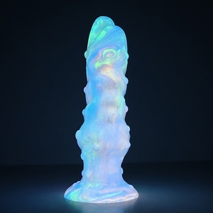 YOCY Dildo Luminoso de Lobo y Perro con Eyaculación, Juguete Sexual de Silicona con Forma de Animal para Hombres y Mujeres - Product Image 1