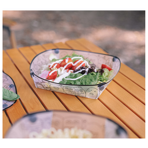 Vente chaude PP matériel Pliable Résistant À La Chaleur Pliable Vaisselle Portable Camp Couverts Assiette pour <span class=keywords><strong>Camping</strong></span> Randonnée Voyager - Product Image 5