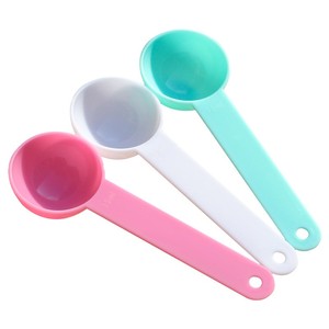 7.5g 15ml hồng trắng xanh xanh PP Vòng đo muỗng chất lượng tốt PP muỗng mặt nạ muỗng với tay cầm dài - Product Image 2