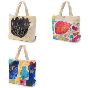 Sac à main grande capacité pour femme, sac à bandoulière zippé, sac en toile à une seule face - Product Image 1