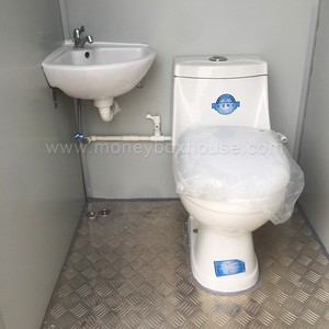 Vente en gros en usine Conteneur préfabriqué extérieur douche et <span class=keywords><strong>WC</strong></span> Toilettes publiques modulaires portables étanches - Product Image 5