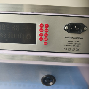 Incubadora Nacedora Automática de Huevos al por Mayor Doble Alimentación Capacidad para 204 Huevos para Pollo Pavo Avestruz Gran Venta Novedad PC PP - Product Image 4