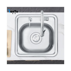 Offre Spéciale petite taille lavage à la main cuisine pressage évier carré mini taille <span class=keywords><strong>train</strong></span> ou rv évier de cuisine en acier inoxydable évier à bol unique - Product Image 3