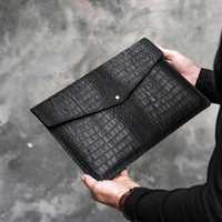 Sac intérieur en cuir PU pour ordinateur portable, pochette pour courrier, sac léger et portable pour tablette