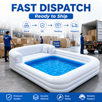 Canapé gonflable personnalisé pour piscine, piscine gonflable avec sièges, idéal pour les fêtes de famille dans la cour