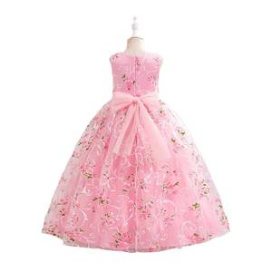 Vestido de lujo con estampado floral para niña, tutú de malla abullonado, vestido de princesa para niñas mayores, ideal para bodas, fiestas, actuaciones escénicas y disfraces. - Product Image 5