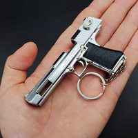 Vente directe d'usine, mini pendentif Desert Eagle 1:3, jouet cadeau, porte-clés en forme de pistolet, porte-clés en métal