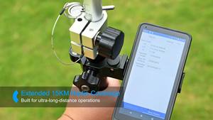 こんにちは、ターゲットレーザーGPS RTK受信機V600L、15kmの内部無線通信範囲、CHCレーザーGPS受信機、土地測量機器です。 - Product Image 5