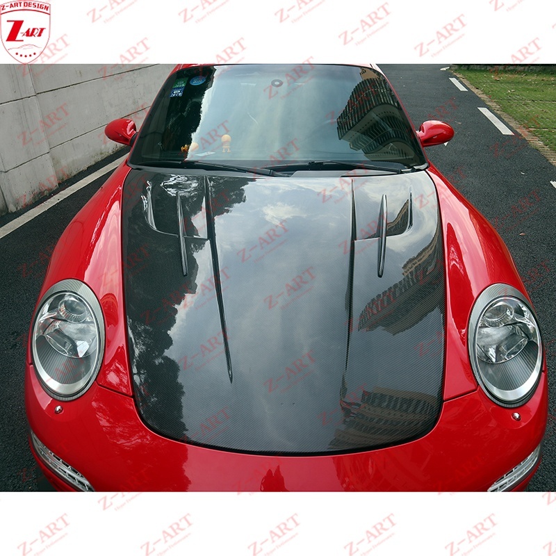 Z-ART 2005-2011 Tempus Carbon Fiber Front Trunk Cover for Porsche