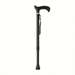 Bâton de marche télescopique en fibre de carbone, léger (0,12 kg), haute résistance, pour personnes âgées, utilisation en extérieur - Product Image 3