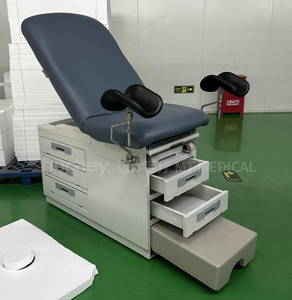 Mesa de examen ginecológico Silla de examen de ginecología portátil Examen obstétrico de metal/cama de operación Iso & Ce Cuero - Product Image 5