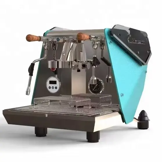 Desain baru komersial 2.7KW kerangka kerja logam motor E61 kelompok pembuatan bir ketel variabel tekanan mesin kopi Espresso