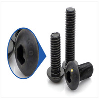 Sekrup Kepala Pan Hexagon Socket Hitam/Berlapis Seng M3 M4 M5 M6 Grosir untuk Mesin/Peralatan Baut Kepala Tombol Hexagon Socket